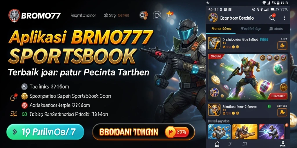 Tampilan gameplay BROMO77 dengan pilihan taruhan olahraga yang beragam.