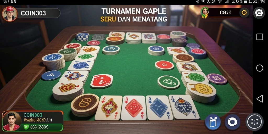 Tampilan gameplay seru dalam COIN303 dengan desain menarik.