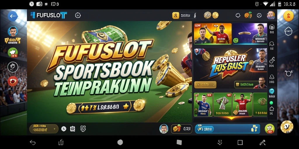 Tampilan utama FUFUSLOT dengan berbagai pilihan taruhan olahraga.