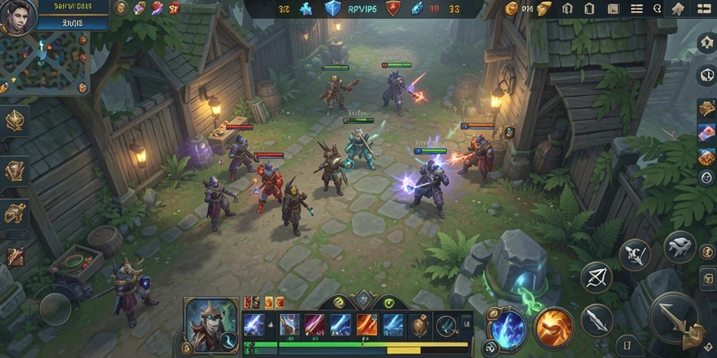 Gameplay RPVIP6 yang menantang dan strategis.