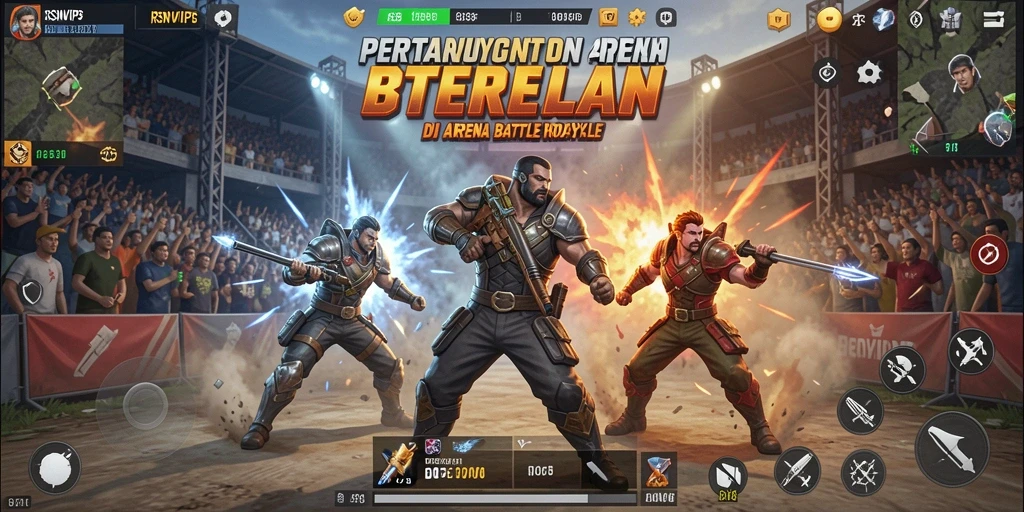 Tampilan gameplay yang intens dan seru di RSNVIP6.